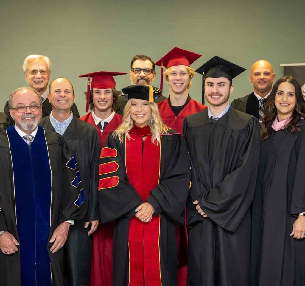 Dr Dunne Graduation Closeup CVCU Forbes