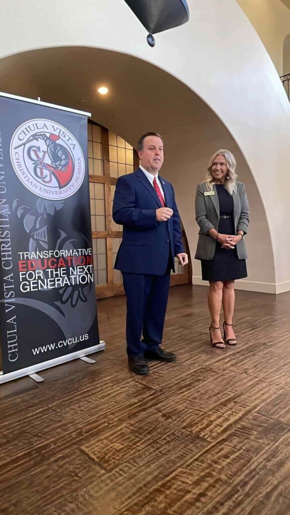 John McCann with CVCU Poster 2022