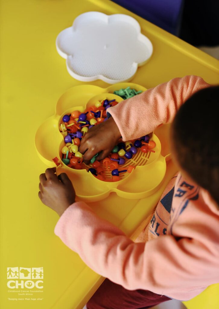 Girl playing at Saxonwold CHOC House
