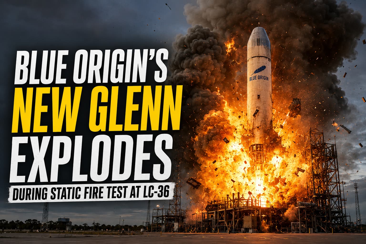 Blue Origin Faces Major Setback During New Glenn Static Fire Test